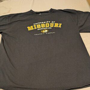 University of Missouri Adidas Men's 2XL Graphics Team Shortsleeve Pullover Tee